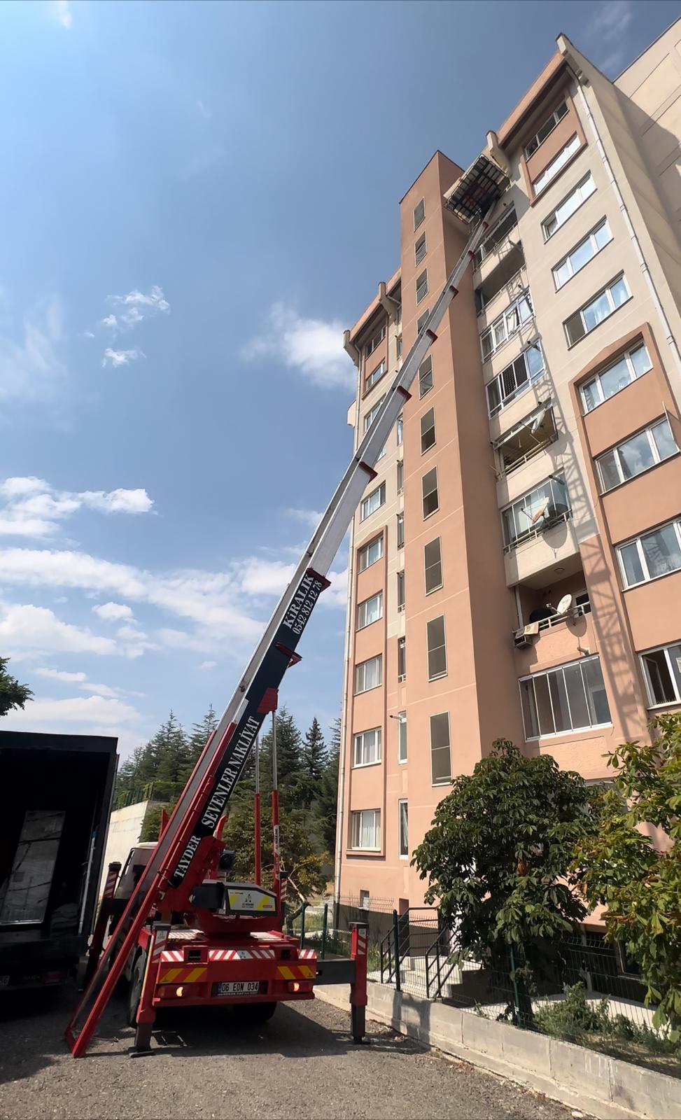 Mamak asansör kiralama video